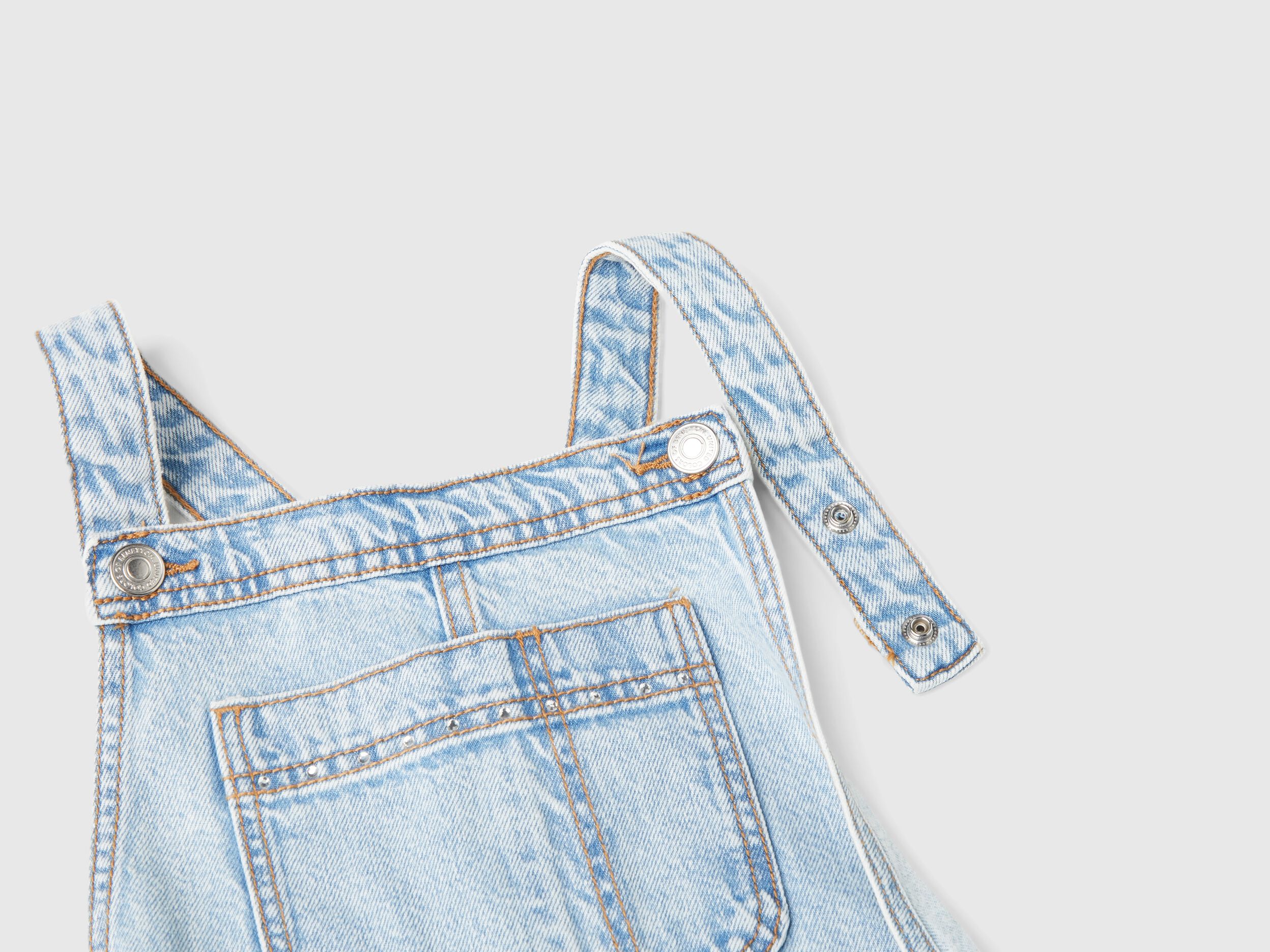 Salopette jeans bambina benetton shop