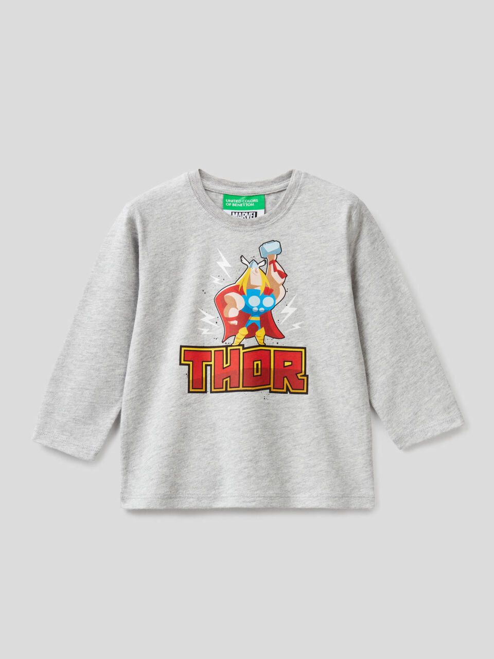 T-shirt 100% cotone con stampa Marvel image number 1