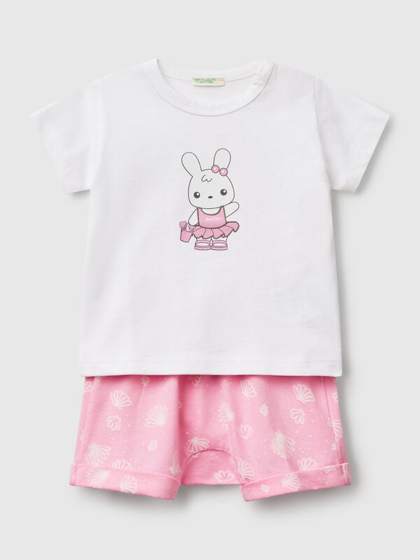 Completo t-shirt e bermuda Baby