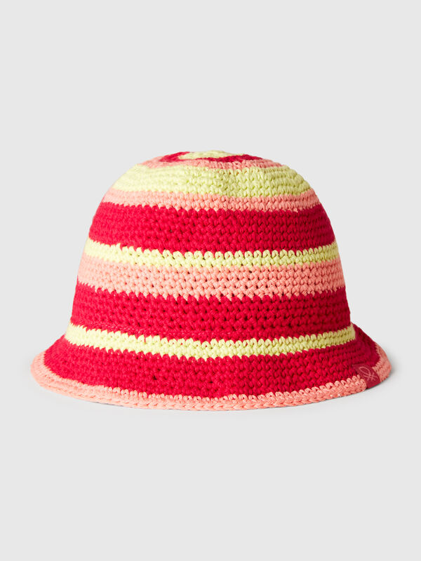 Cappello stile pescatore crochet Bambina