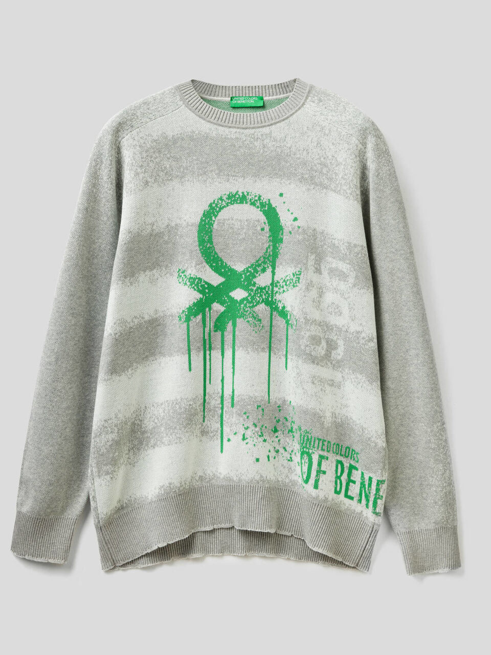 Maglia con logo effetto graffiti image number 1