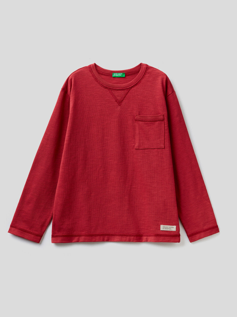 7-8 anni Bambini Abbigliamento bambino Altro abbigliamento bambino United Colors of Benetton Altro abbigliamento bambino Maglione di lana rosso 