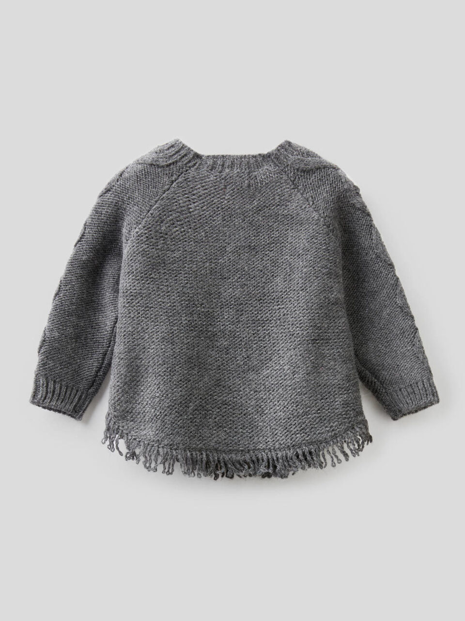 Cardigan con lavorazione a trecce image number 2