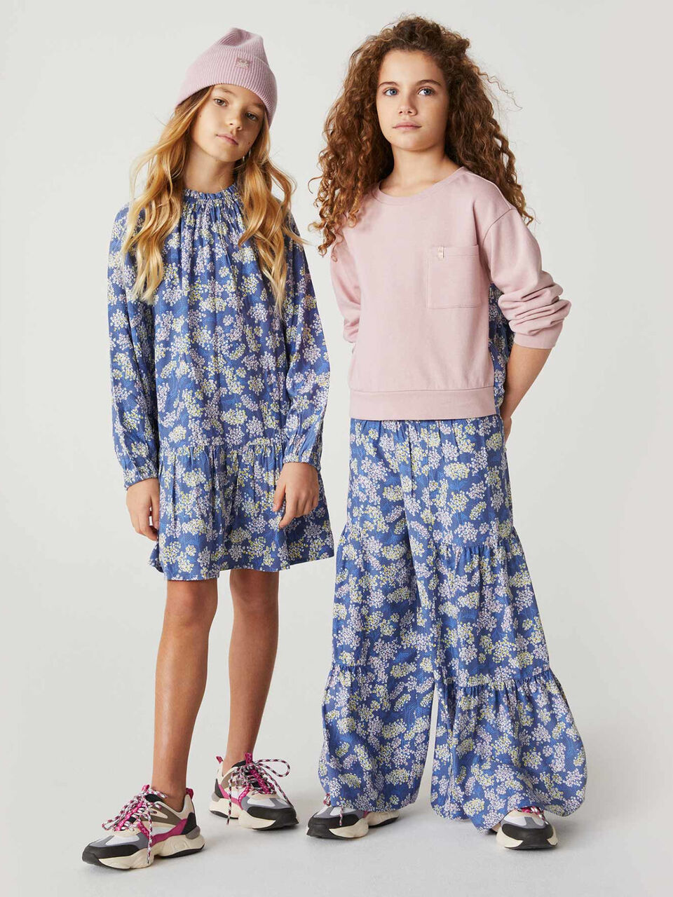 Pantaloni fantasia a balze image number 1