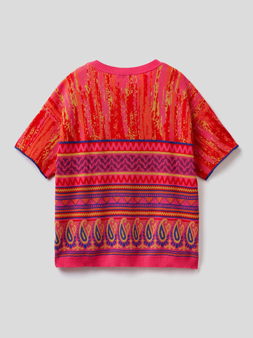 Maglia con disegno multicolor image number 2