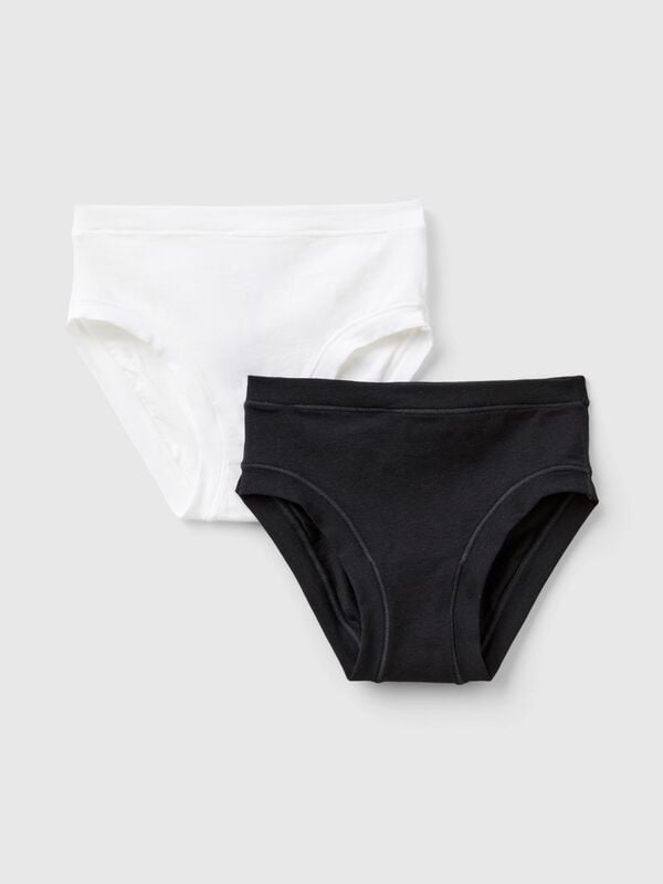 Due slip in cotone super stretch Bambina