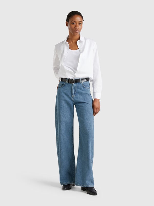 Jeans wide fit Donna