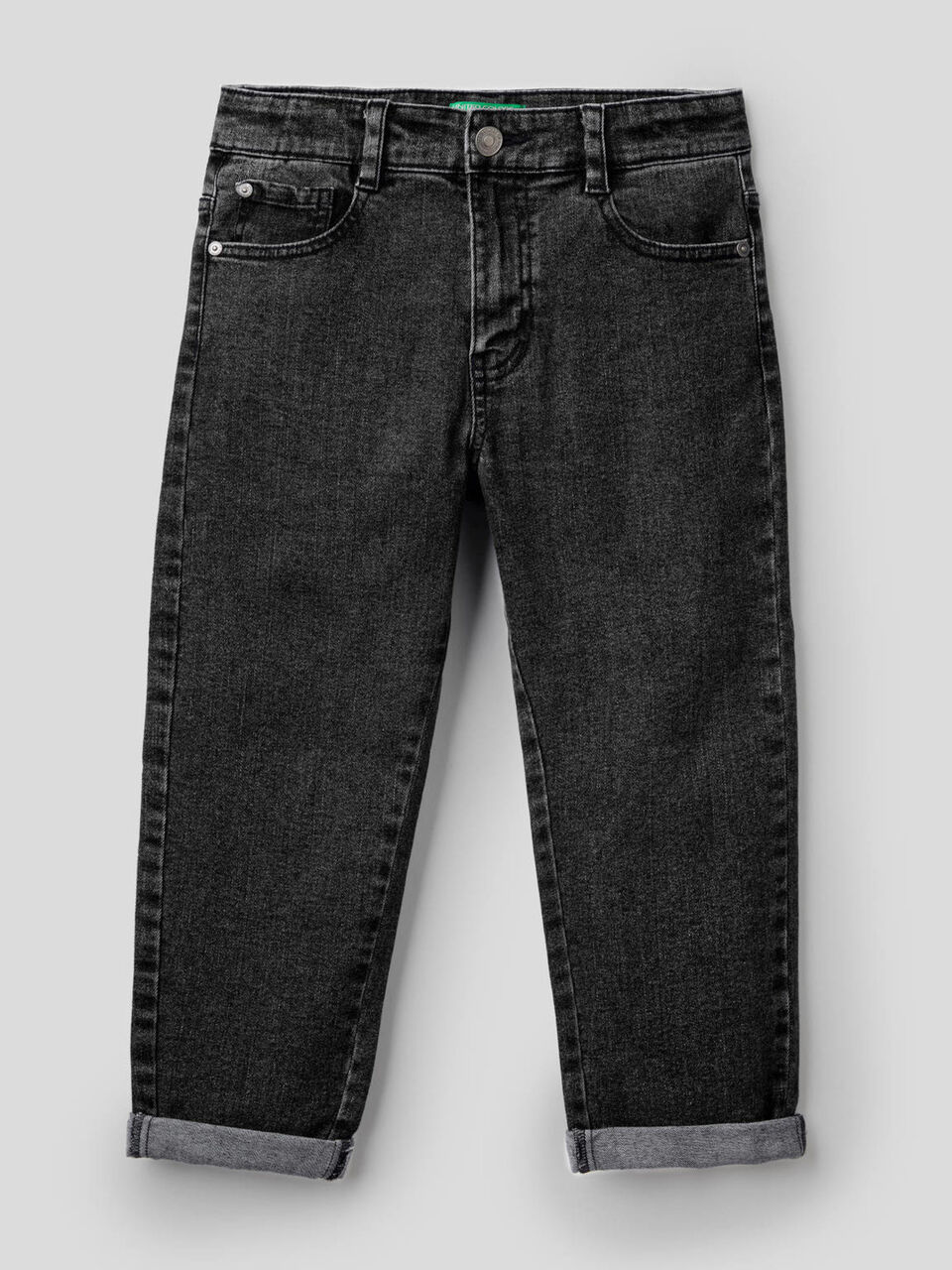 Jeans carrot in denim stretch image number 1
