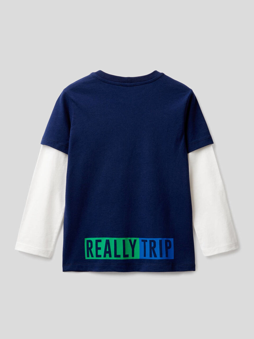 T-shirt con doppia manica image number 2