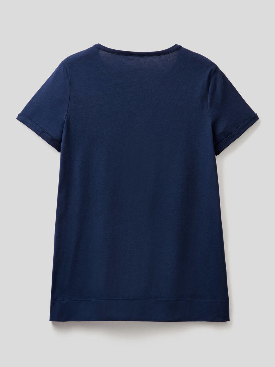 T-shirt in puro cotone ricamata image number 2