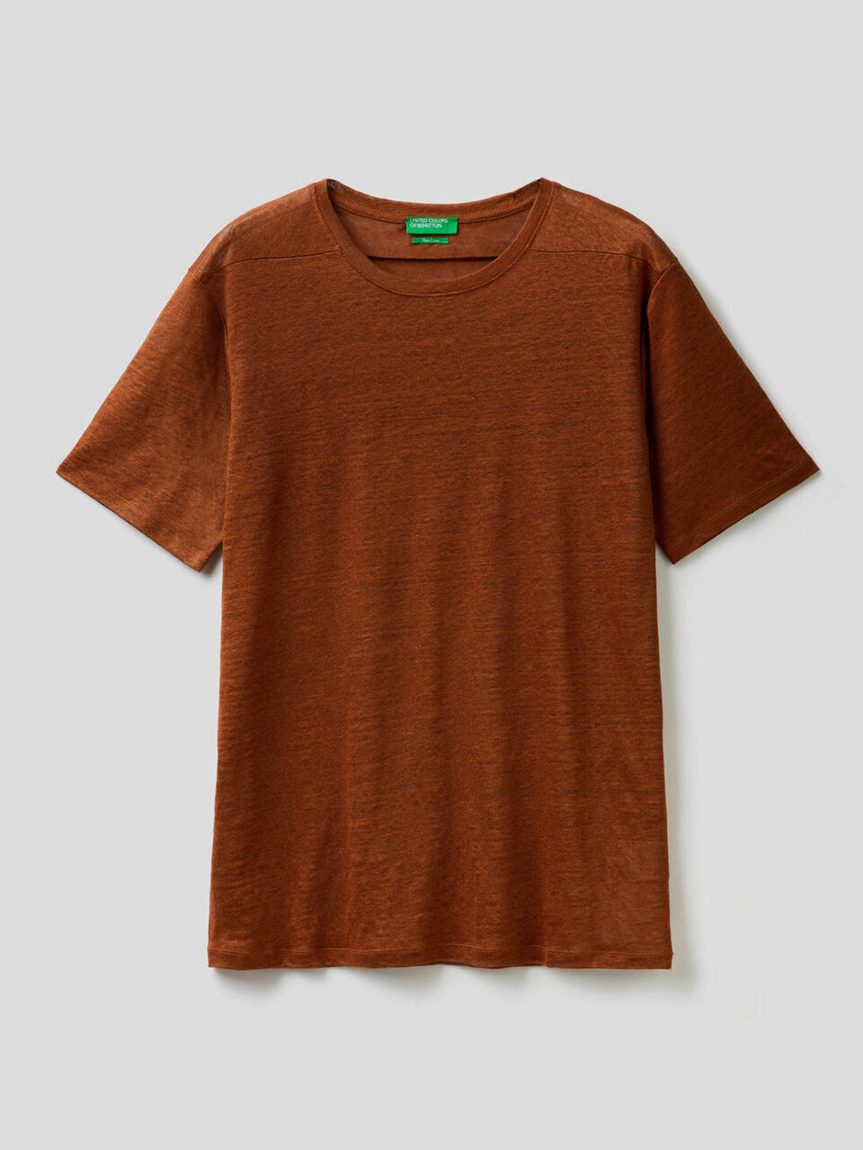 T-shirt in puro lino image number 1