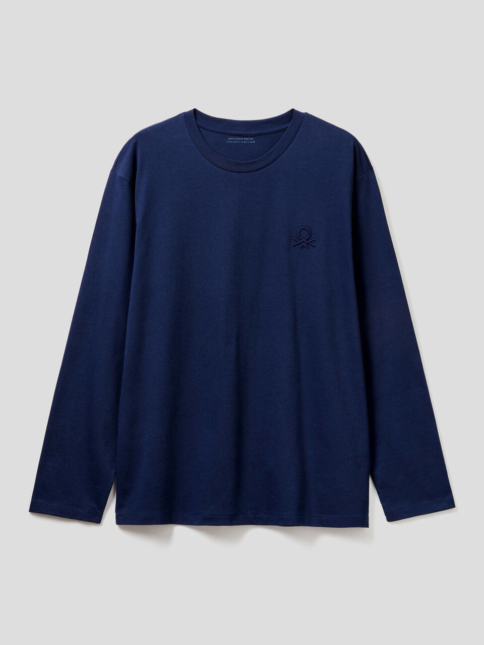 T-shirt manica lunga in cotone biologico image number 1