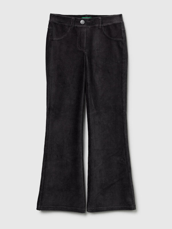 Jeggings a zampa in ciniglia Bambina