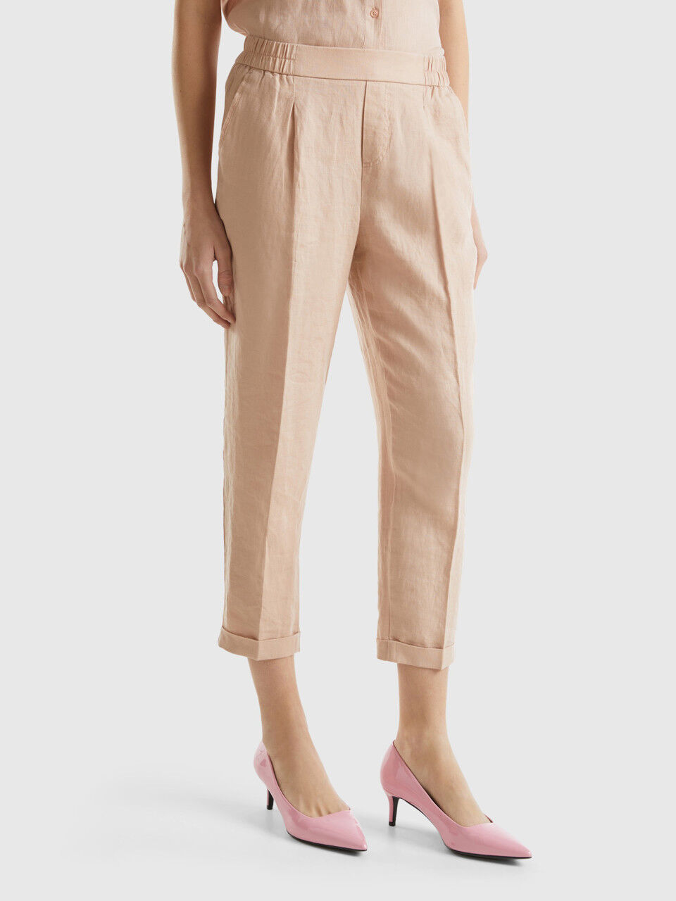 Benetton best sale pantaloni lino