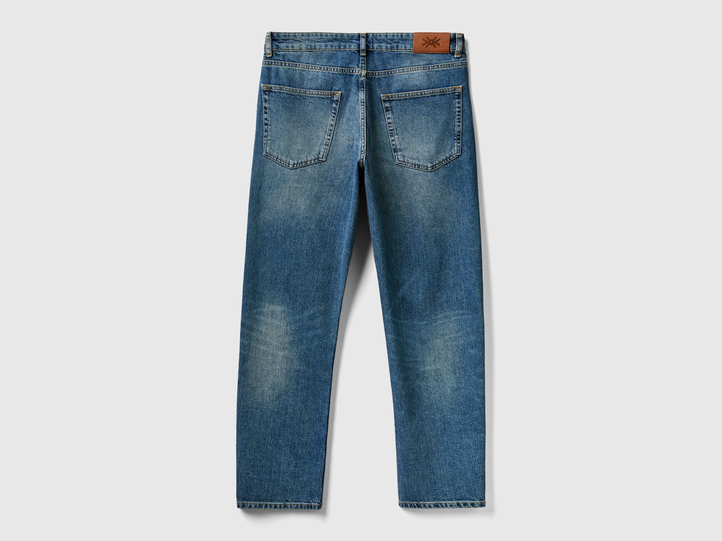 Jeans carrot fit Blu Uomo Benetton