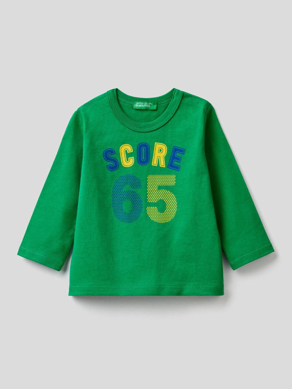 T-shirt manica lunga in cotone biologico image number 1