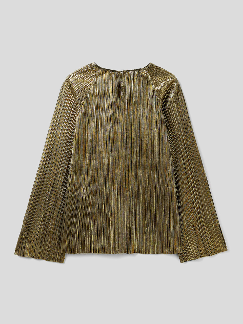 Blusa in plissé laminato image number 2