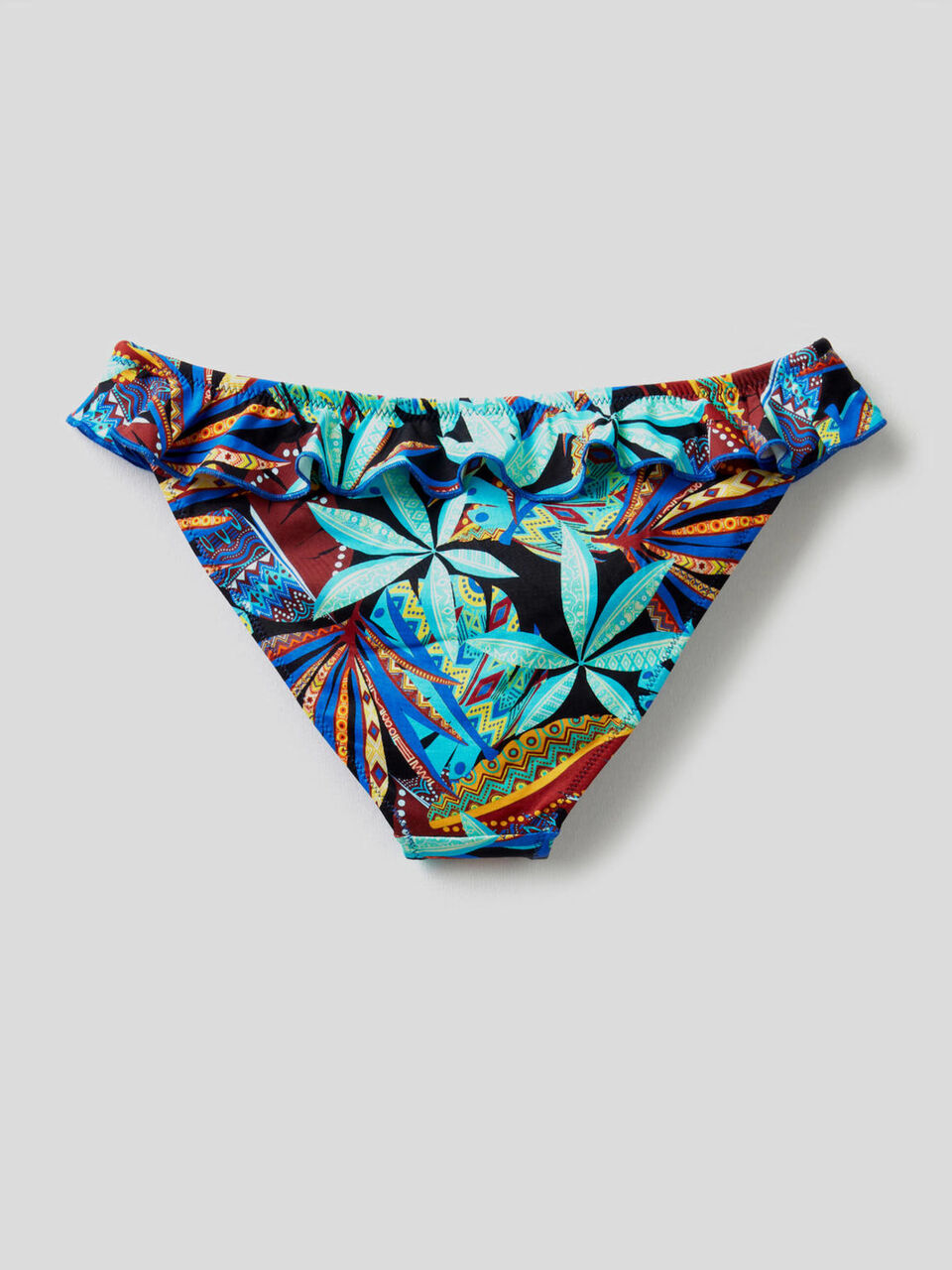 Slip mare con stampa tropicale image number 2