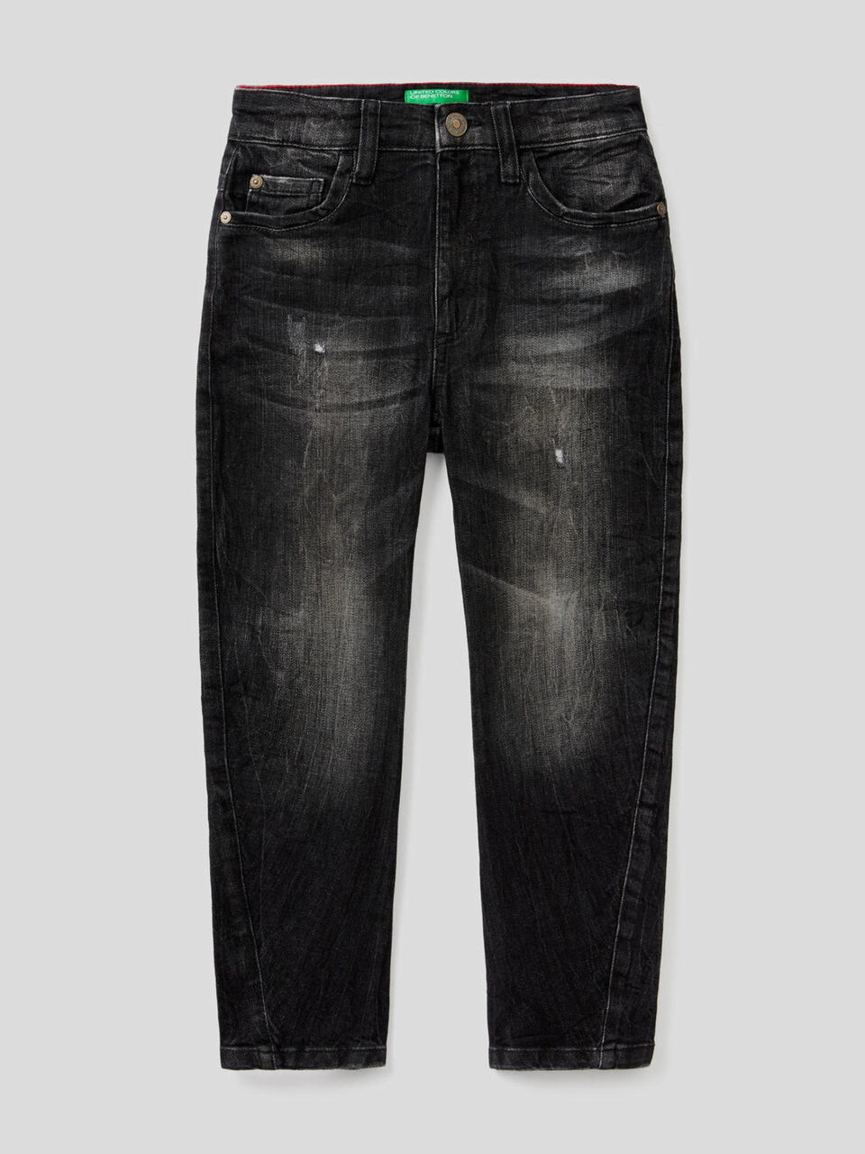 Jeans carrot fit in cotone stretch image number 1