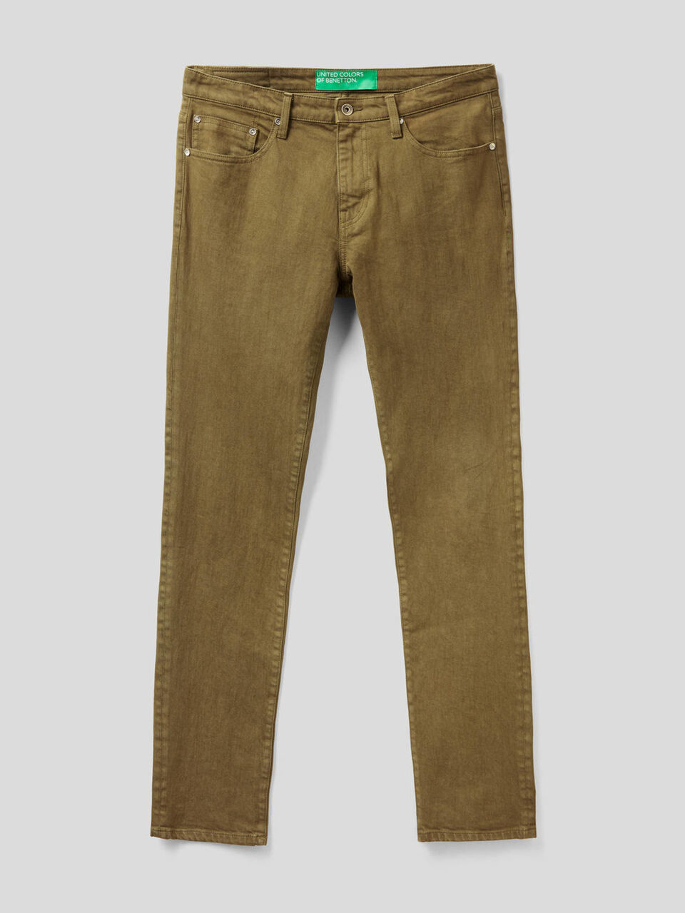 Pantaloni cinque tasche in cotone stretch image number 1