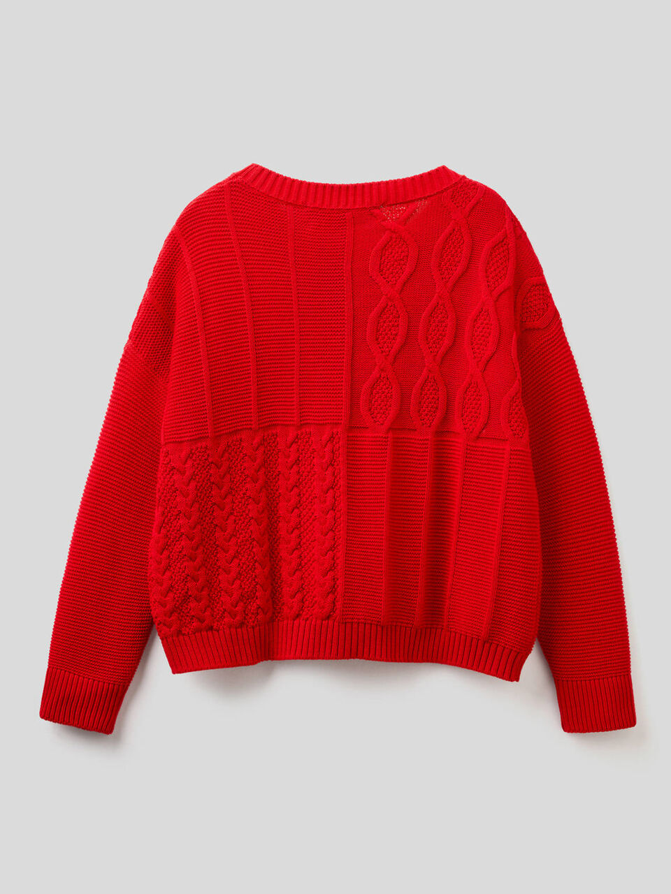 Maglia lavorata in 100% cotone image number 2