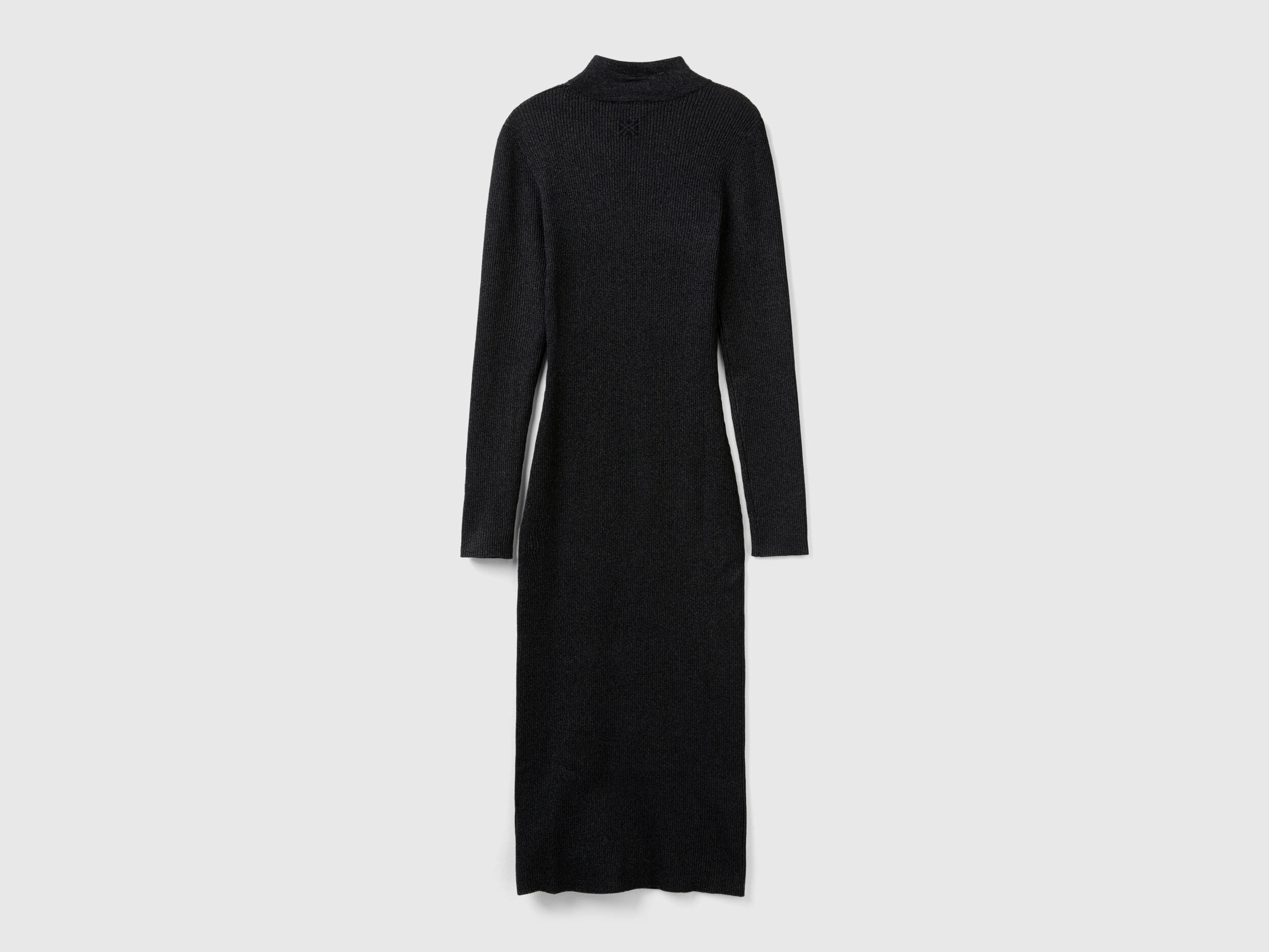 Vestito nero lungo benetton outlet