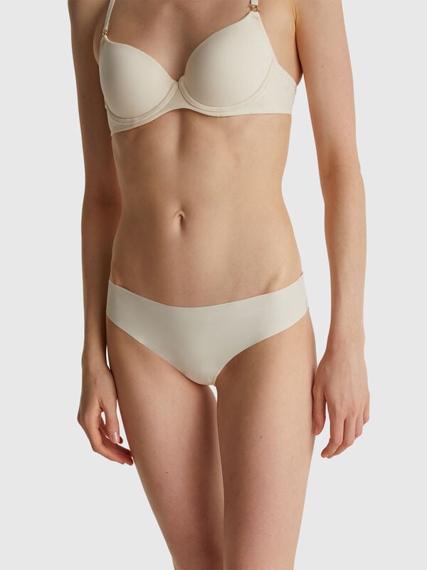 Brasiliana stretch con pizzo Donna