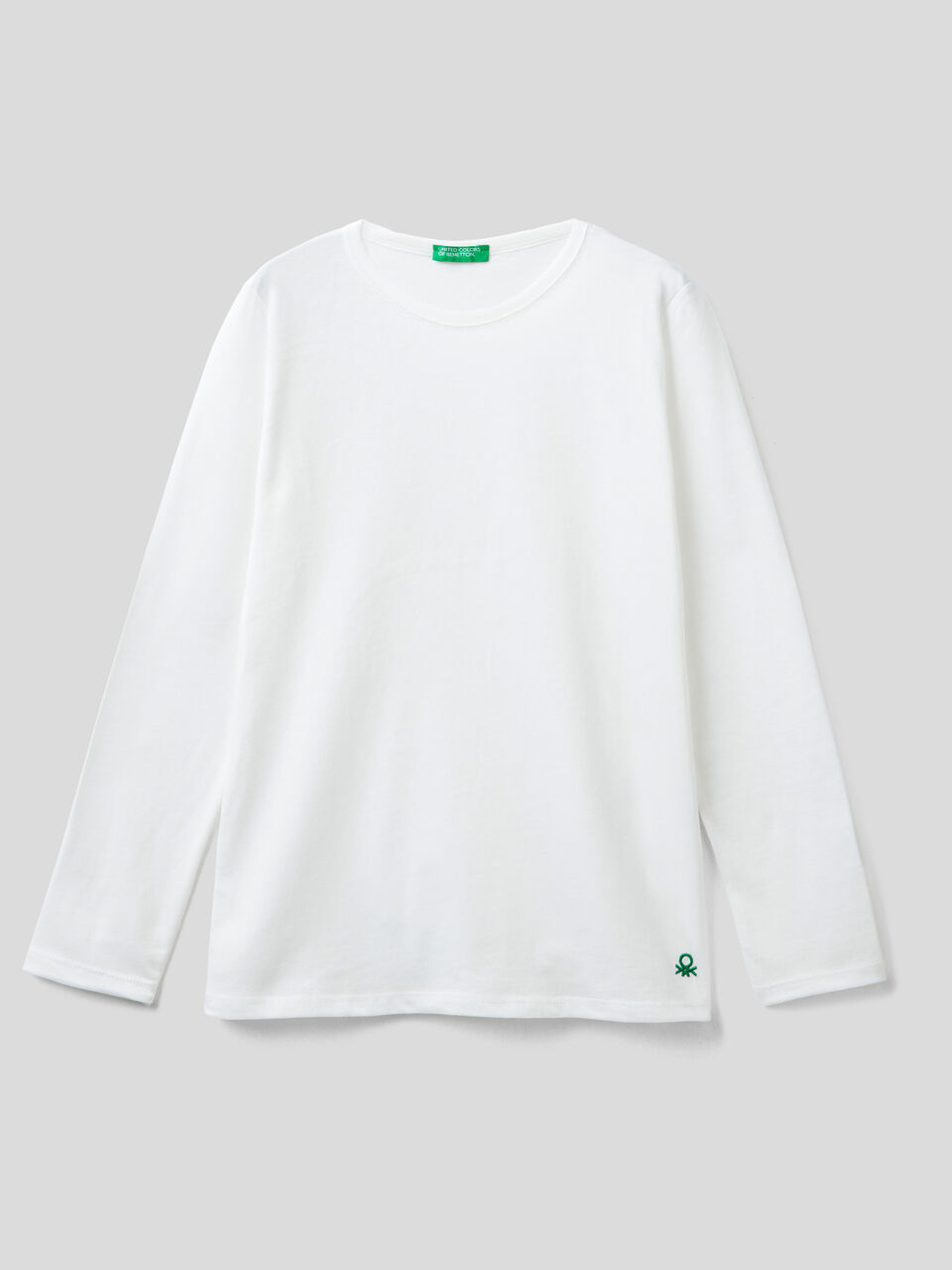 T-shirt a manica lunga in cotone bio image number 1