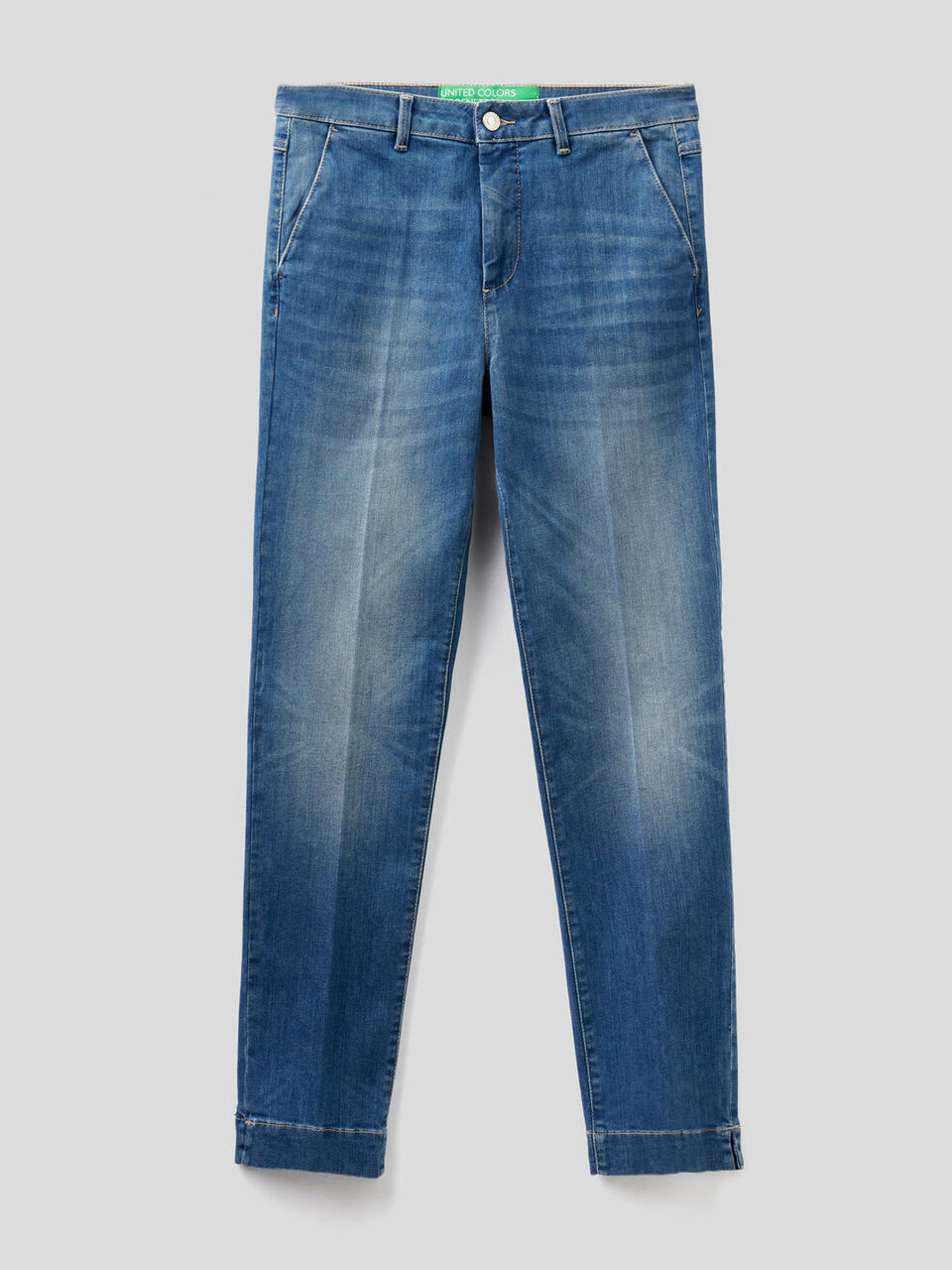 Chino slim fit in denim image number 1