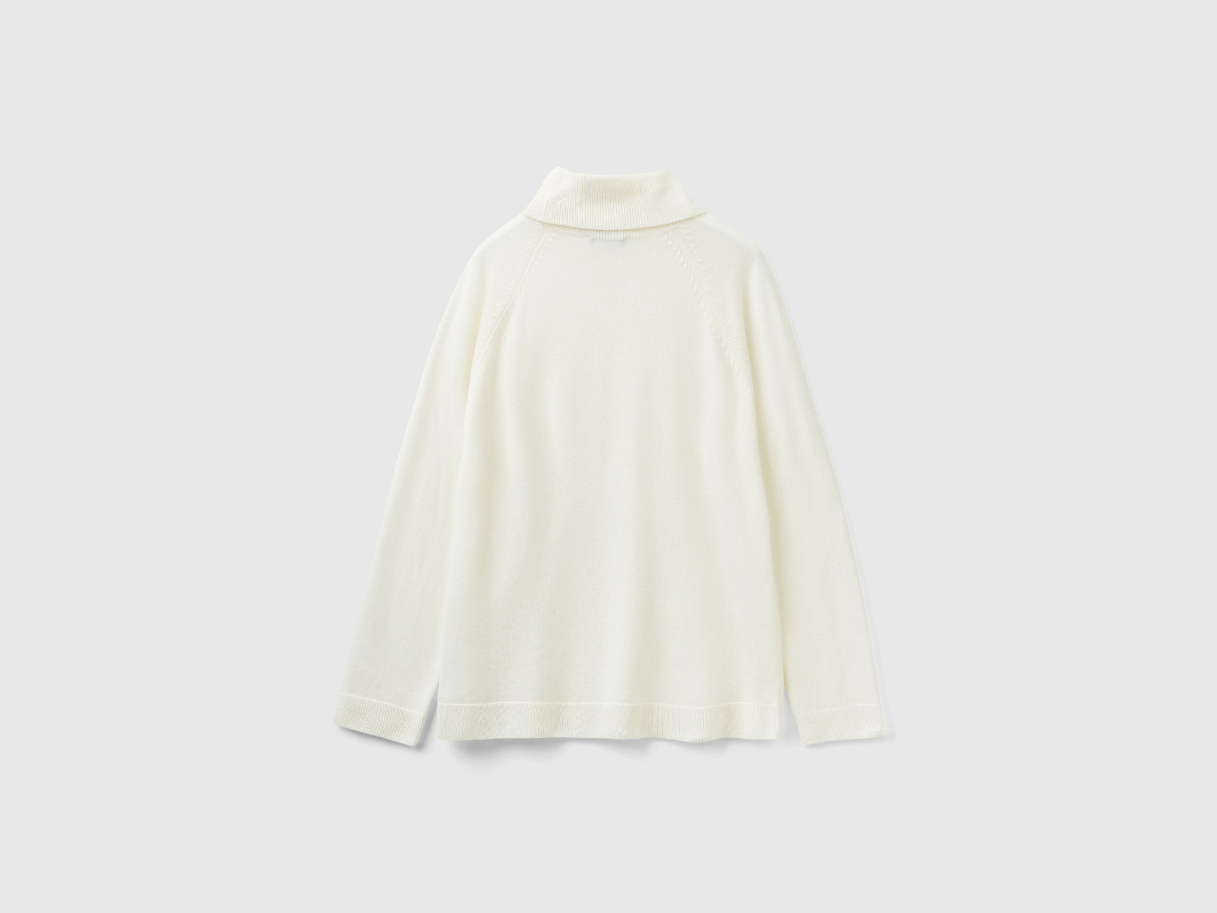 Dolcevita bianco lana top
