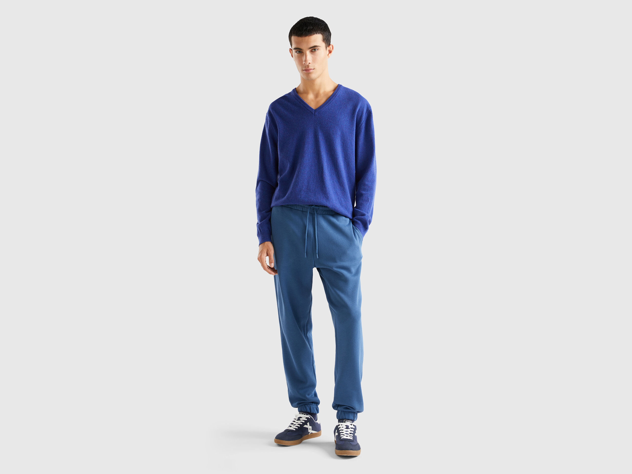 Caldi joggers in felpa Avio Uomo Benetton