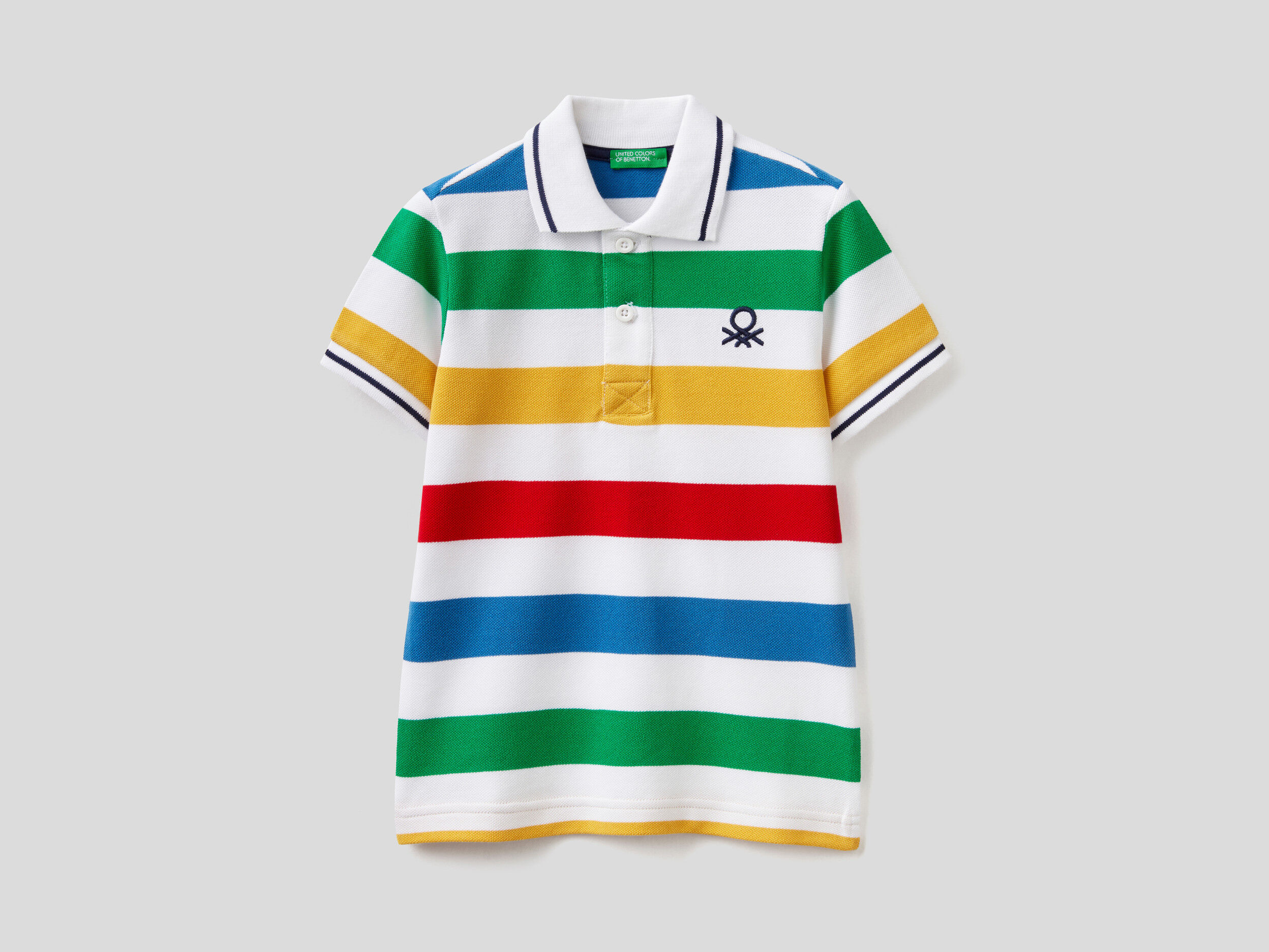 United Colors of Benetton Abbigliamento Top e t-shirt T-shirt Polo Polo Manica Corta A Righe 