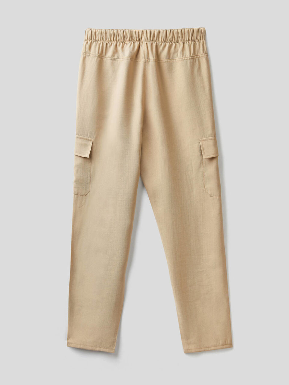 Pantaloni cargo con coulisse image number 2