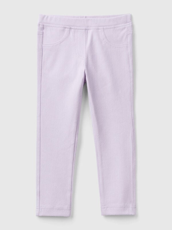 Pantaloni in felpa super stretch Bambina