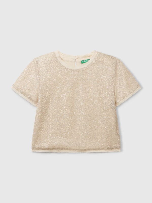 Top con paillettes Bambina