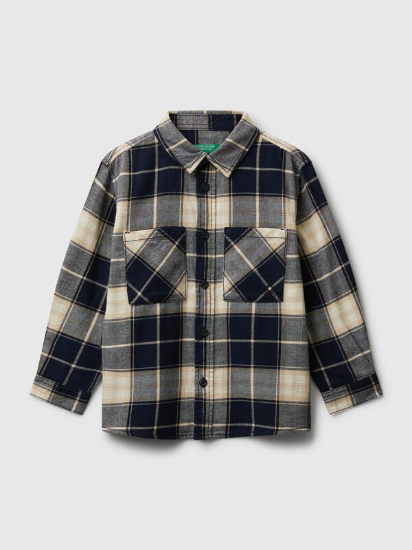 Camicia a quadri 100% cotone Bambino