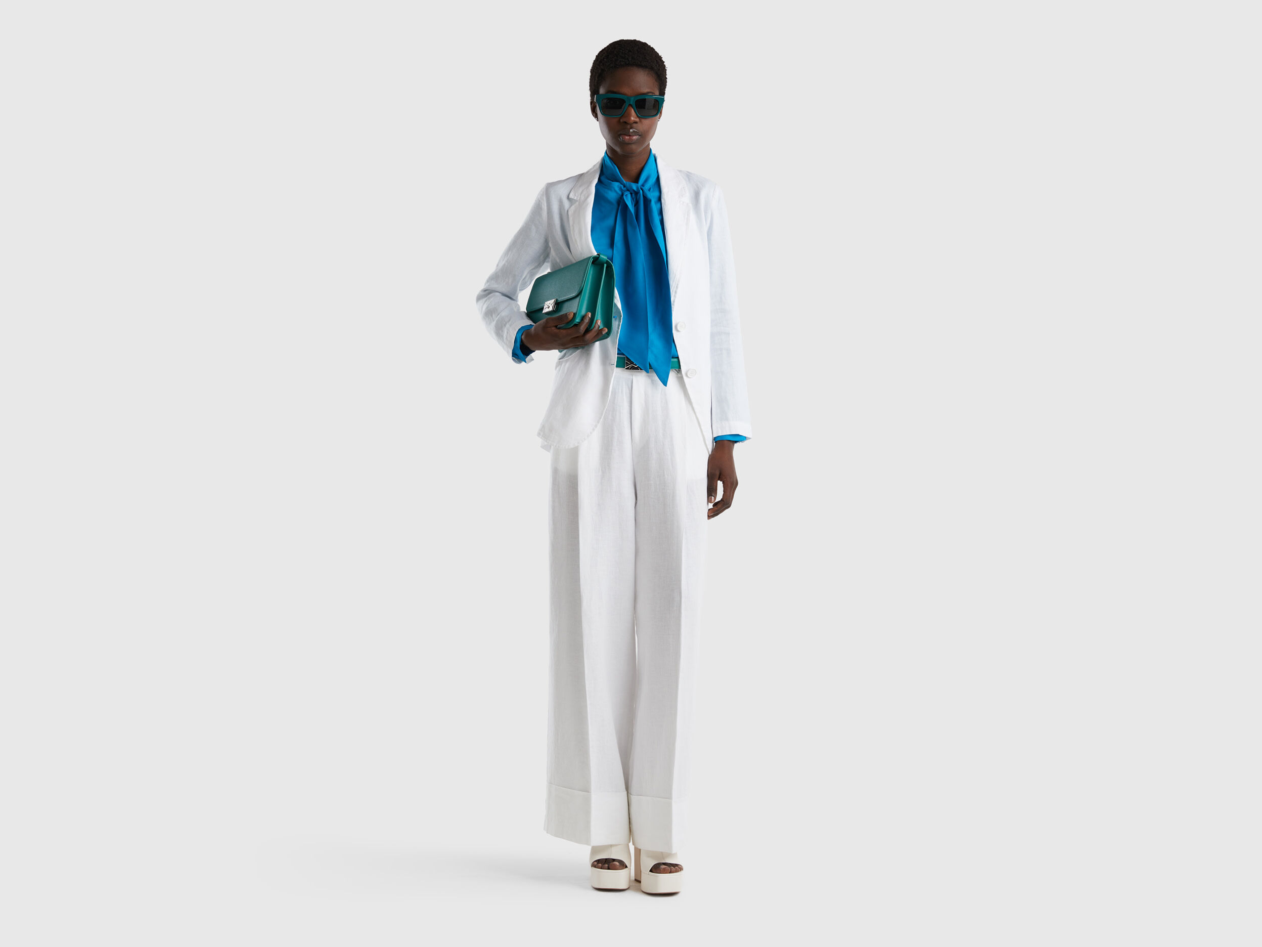 Benetton clearance pantaloni lino