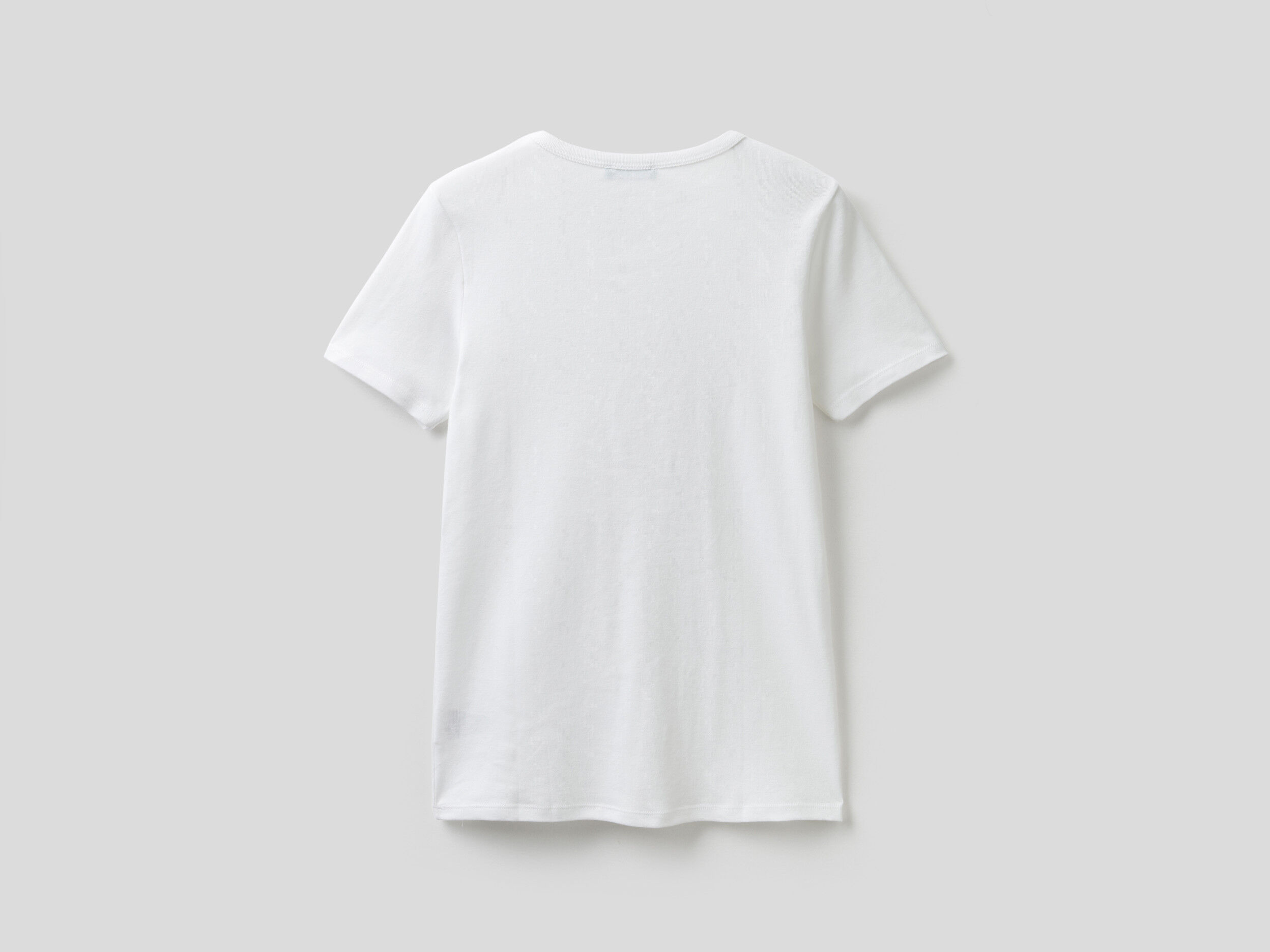 T-shirt 100% Cotone Con Stampa Glitter United Colors of Benetton Abbigliamento Top e t-shirt T-shirt T-shirt a maniche corte 