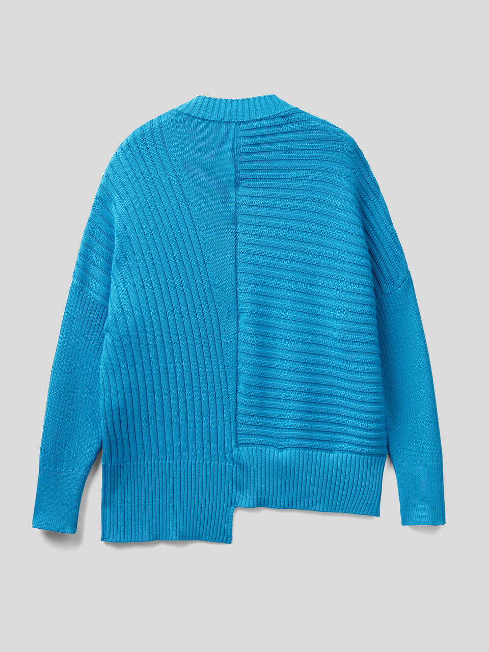 Maglione girocollo a coste image number 2