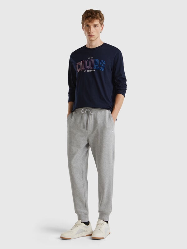 Joggers in felpa di cotone bio Uomo