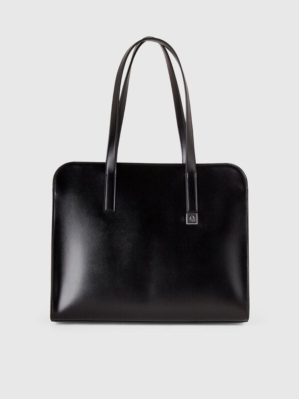 Borsa a spalla con doppio manico Donna