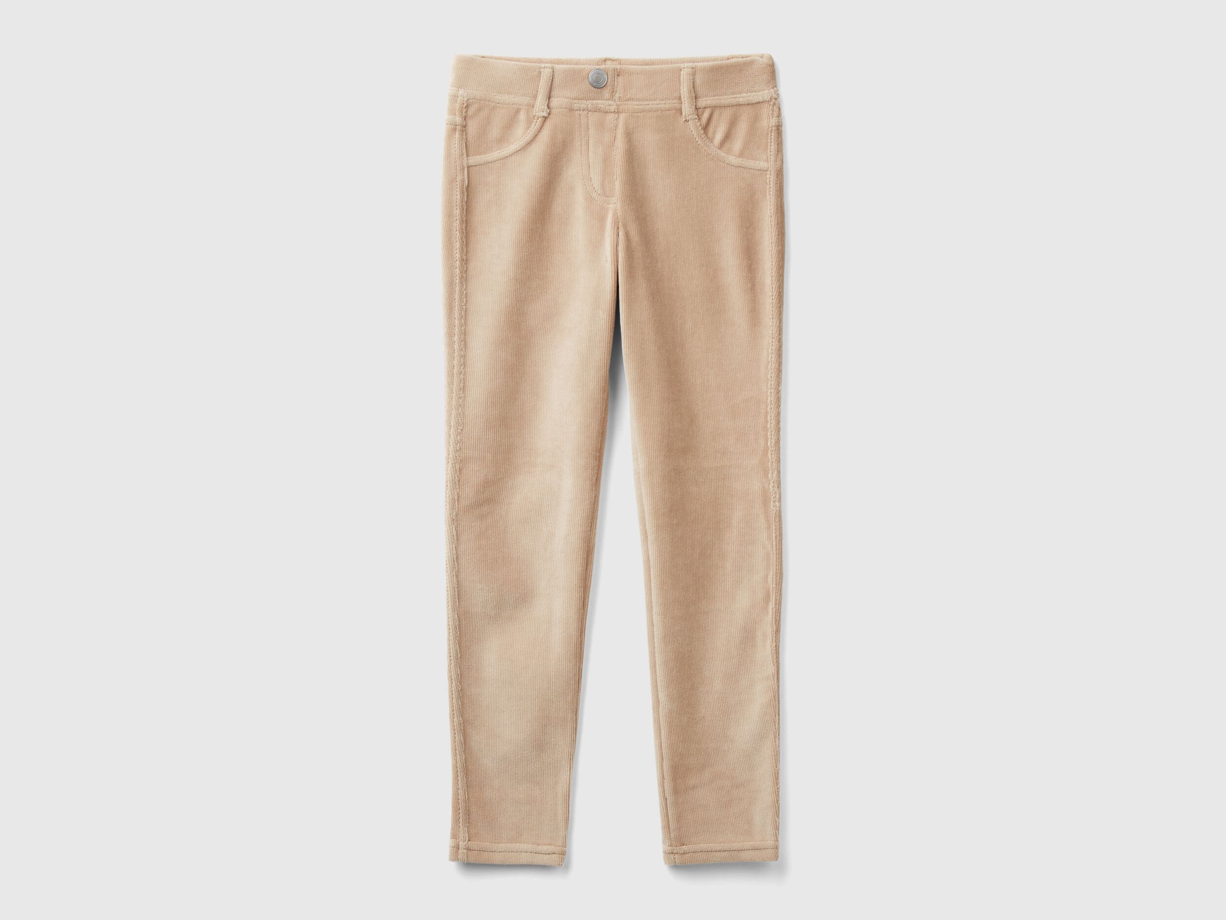 Pantaloni Bambina Jeans Felpati Denim Invernali o Estivi