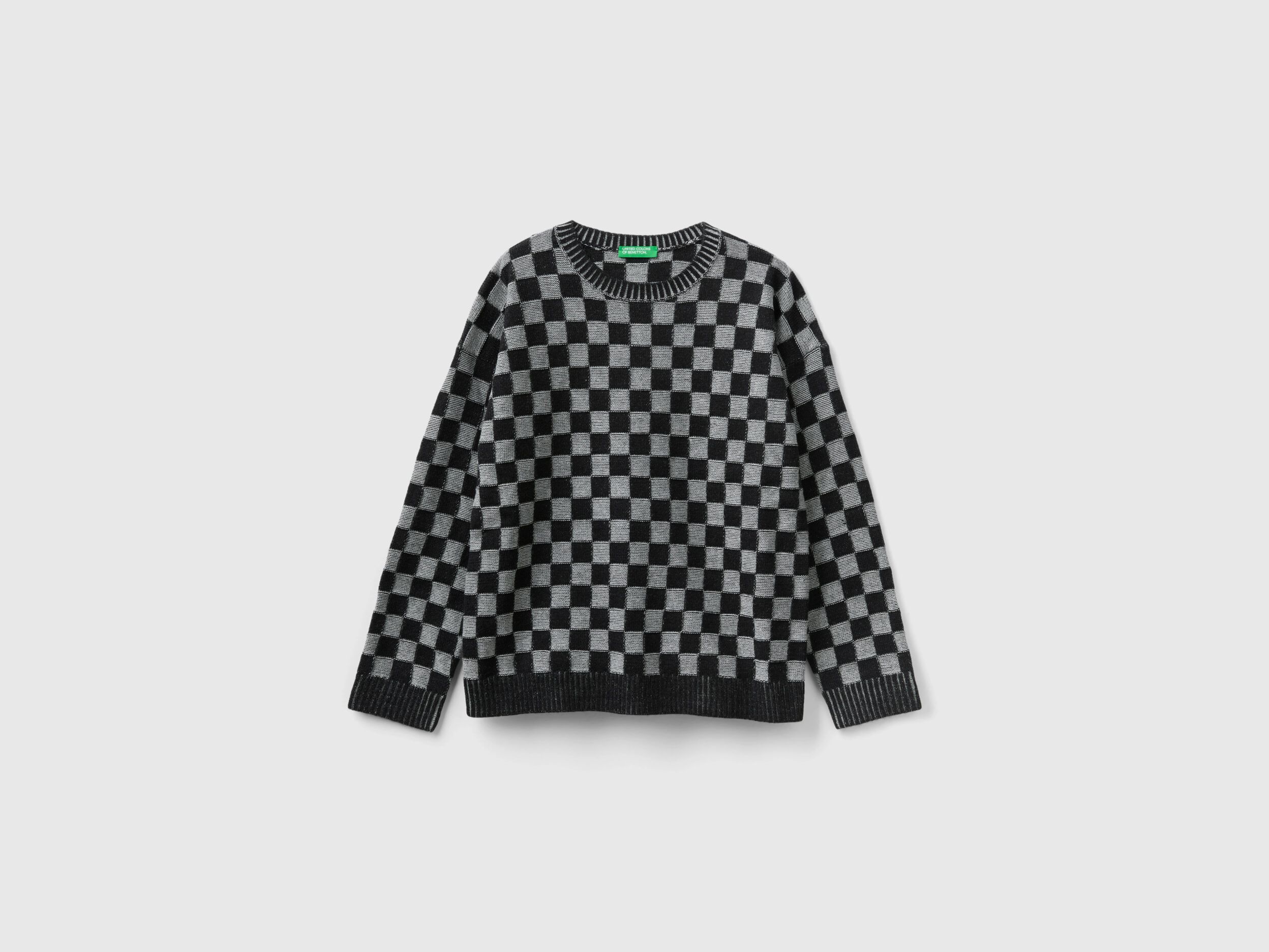 Maglia a scacchi regular fit