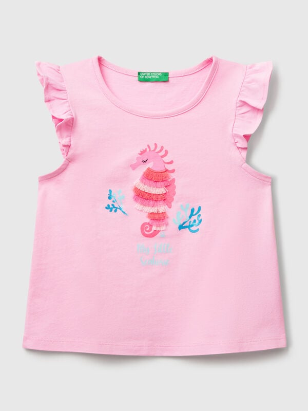 Canotta con stampa Bambina