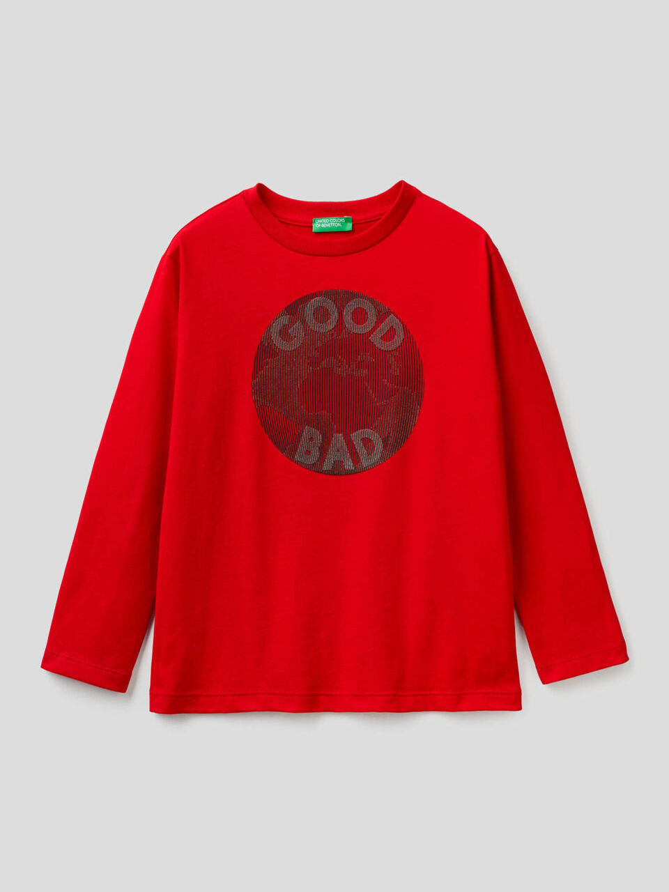 T-shirt con stampa gommata image number 1