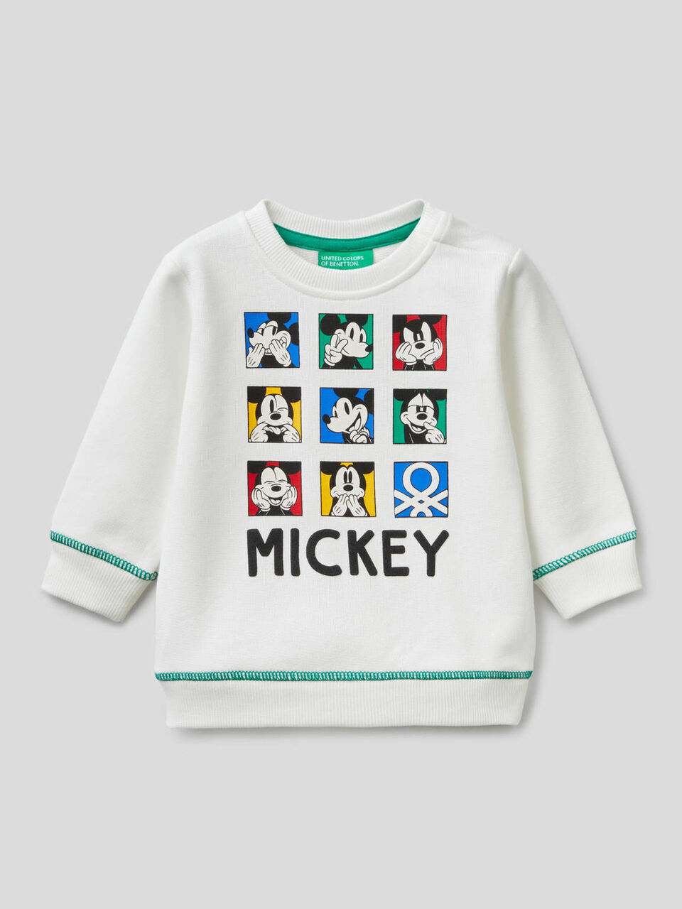 Felpa Topolino in 100% cotone image number 1