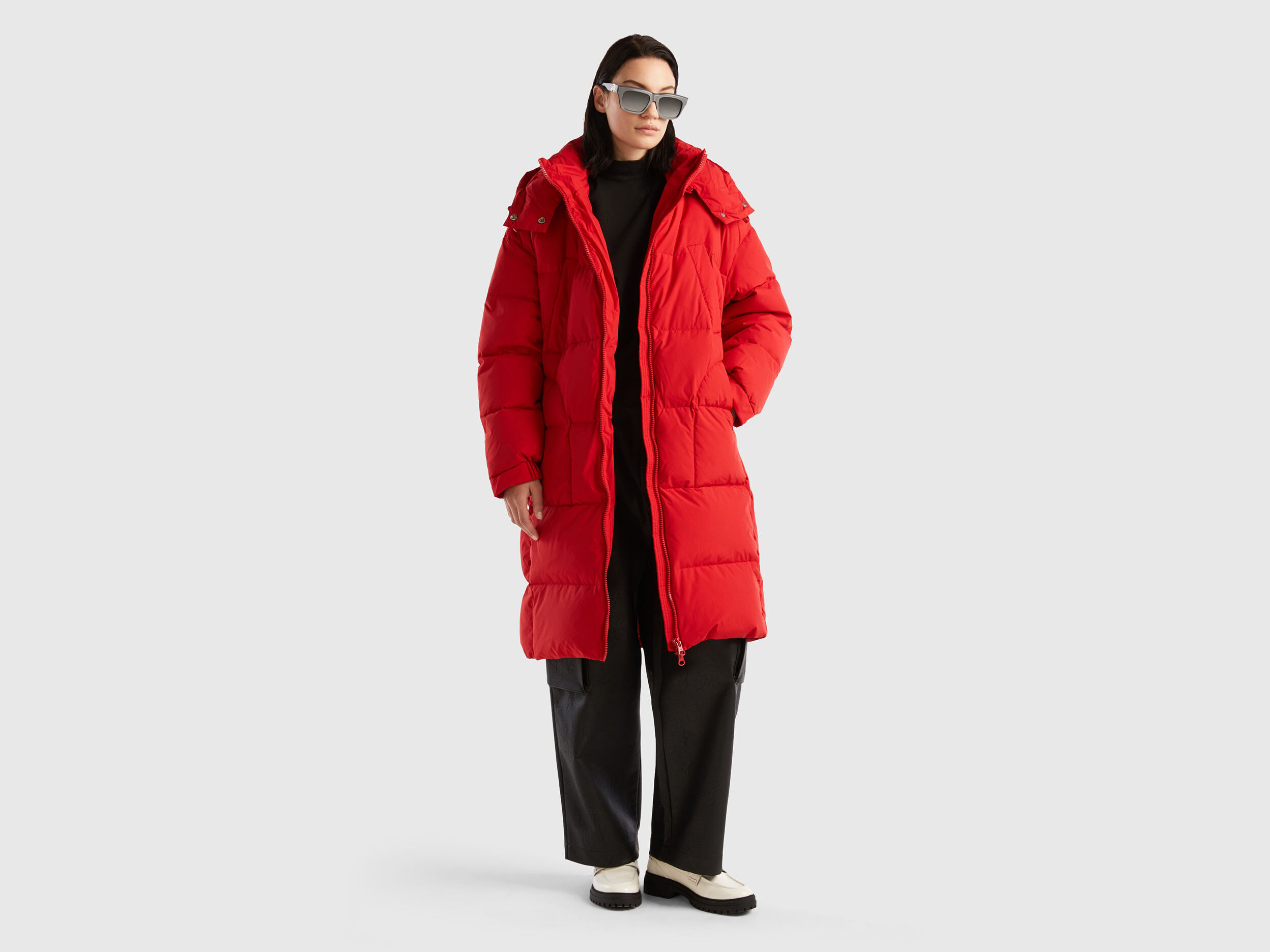 Parka deals rosso benetton