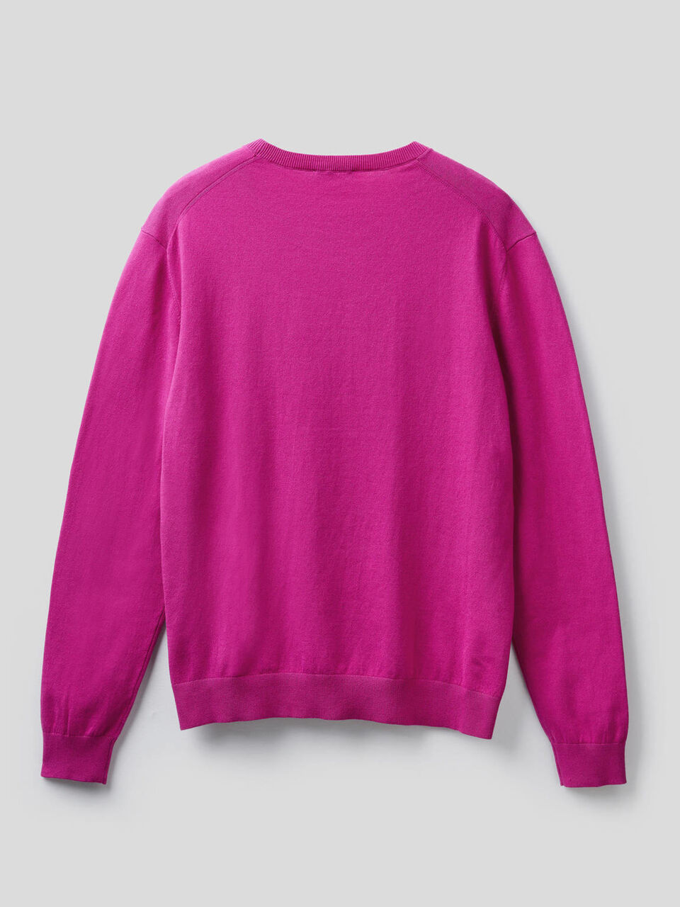 Maglia girocollo in misto cotone image number 2