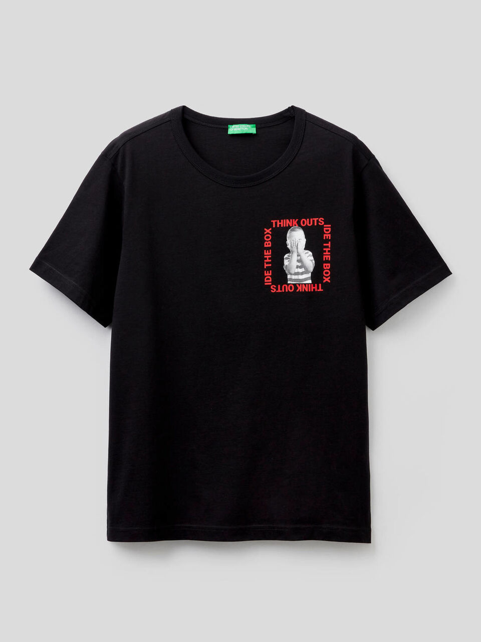 T-shirt in puro cotone con stampa image number 1