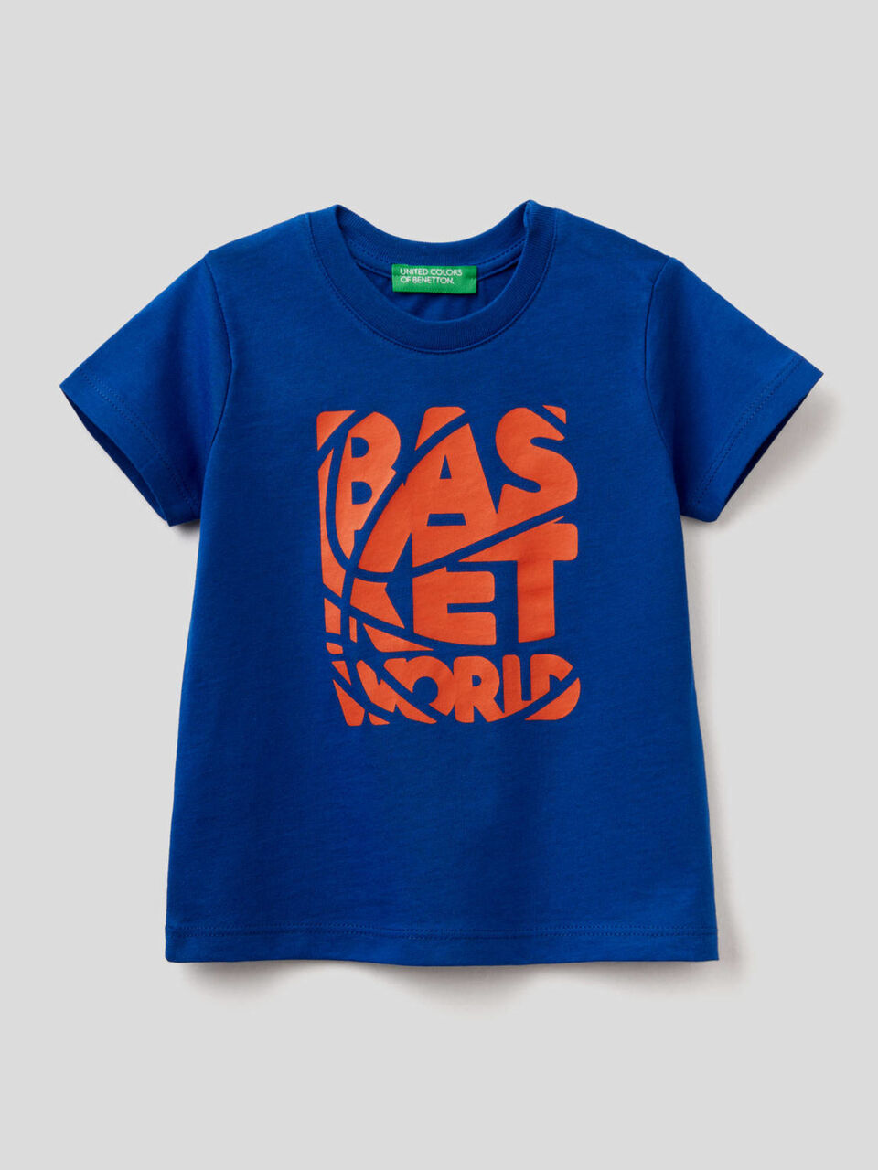T-shirt stampata in cotone biologico image number 1